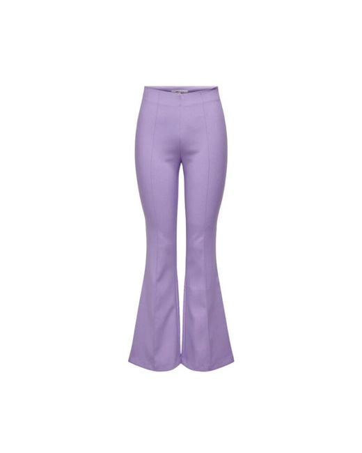 ONLY Purple Wide Trousers