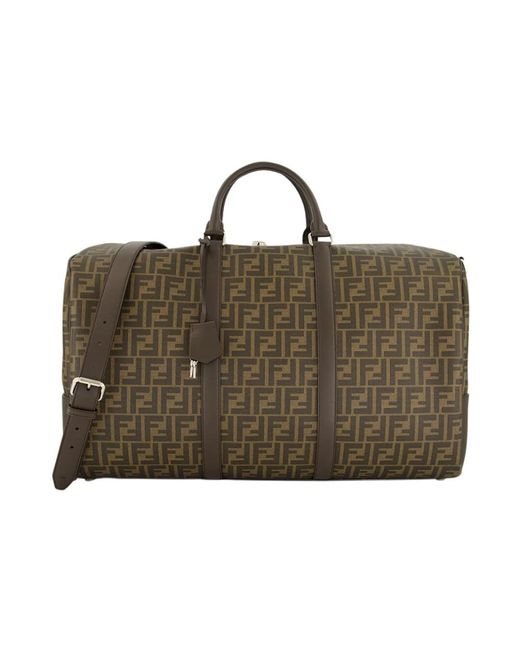 Fendi Brown Weekend Bags for men