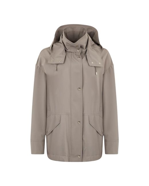 Moorer Gala-Knp Parka in het Gray