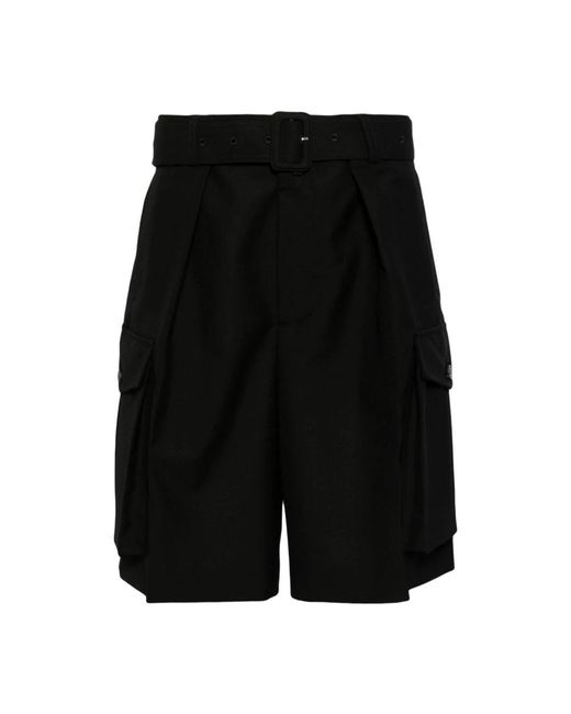 Dries Van Noten Black Casual Shorts for men