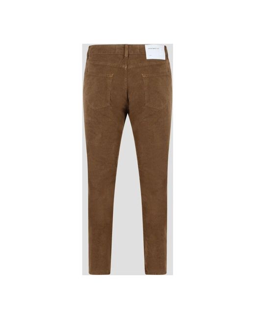 Department 5 Brown Slim-Fit Trousers for men