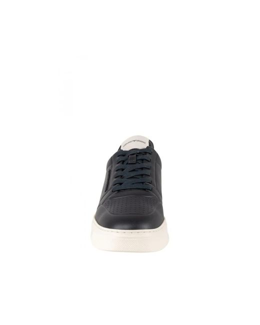 Emporio Armani Blue Sneakers for men