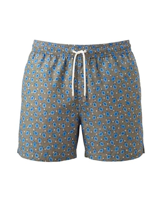 Fedeli Blue Beachwear for men