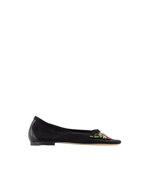 Simone Rocha Black Ballerina Shoes