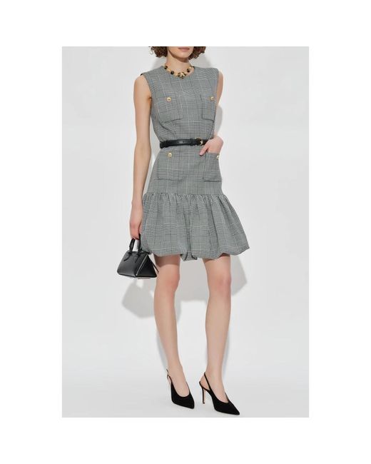 Self-Portrait Short Dresses in het Gray