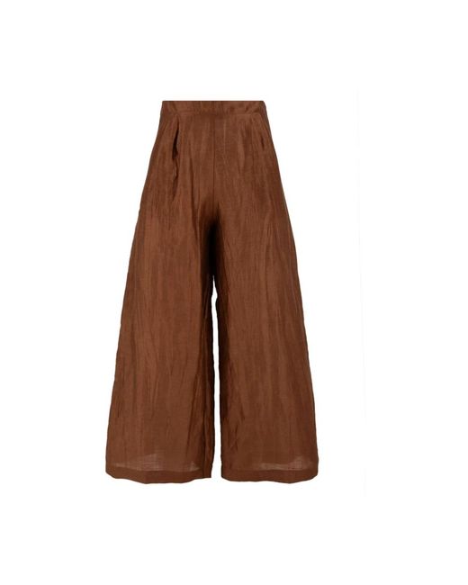 Pantalón marrón para mujer Akep de color Brown