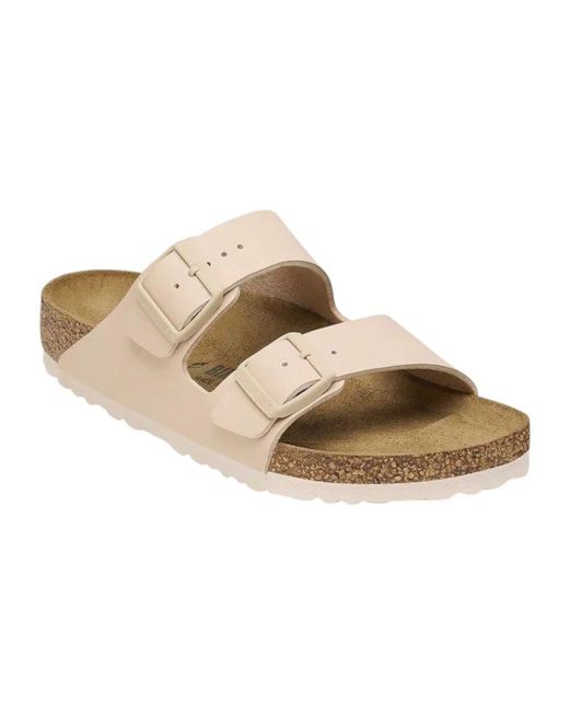 Sliders di Birkenstock in Natural