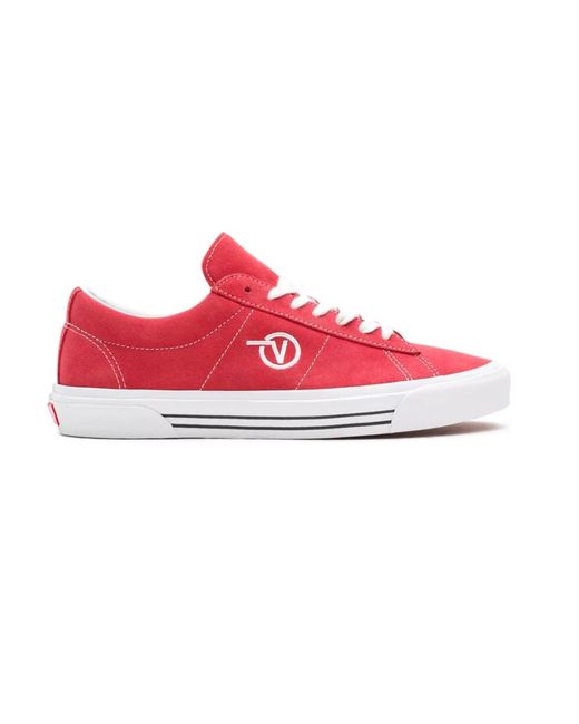 Vans Sid Suede Sneaker in het Red