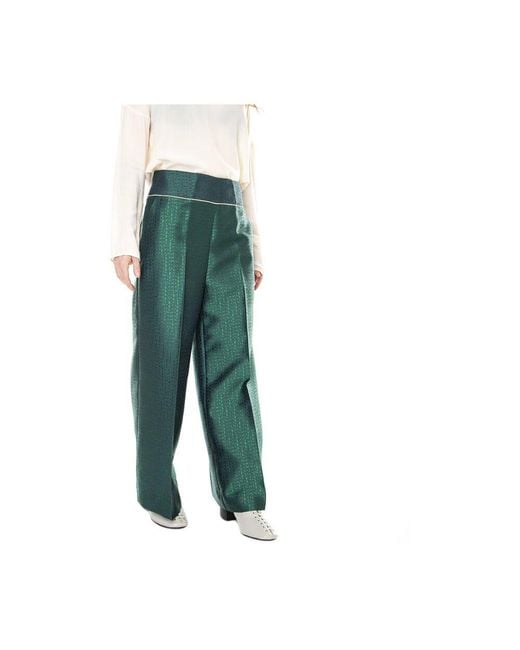 Pantalones anchos ALESSIA SANTI de color Green