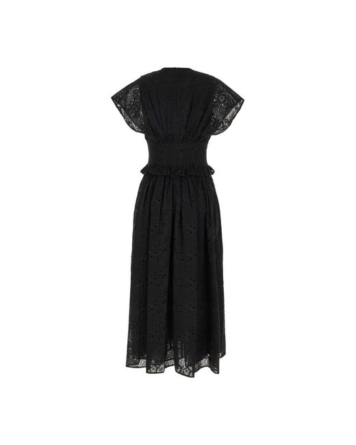Tory Burch Black Midi Dresses