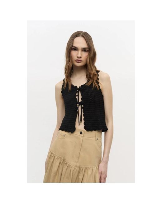 Ganni Black Cardigans