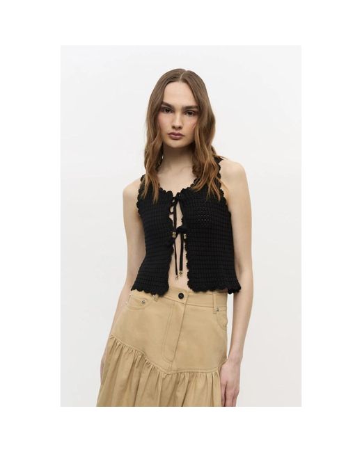 Ganni Black Cardigans