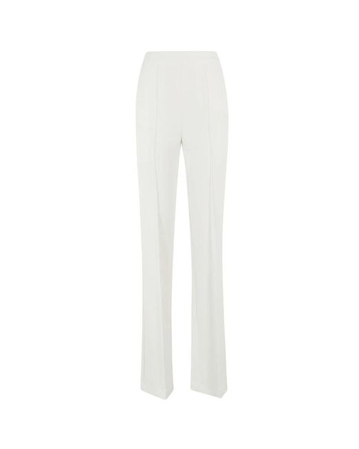 Trousers > straight trousers Elisabetta Franchi en coloris White