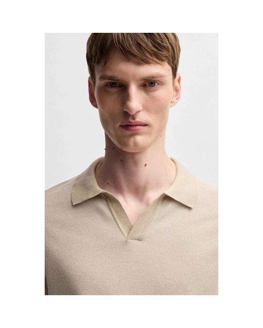 T-Shirts di Boss in Natural da Uomo