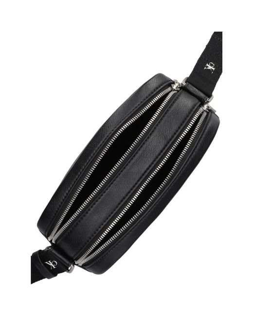 Calvin Klein Black Ultralight dblzipcamera bag21 schultertasche