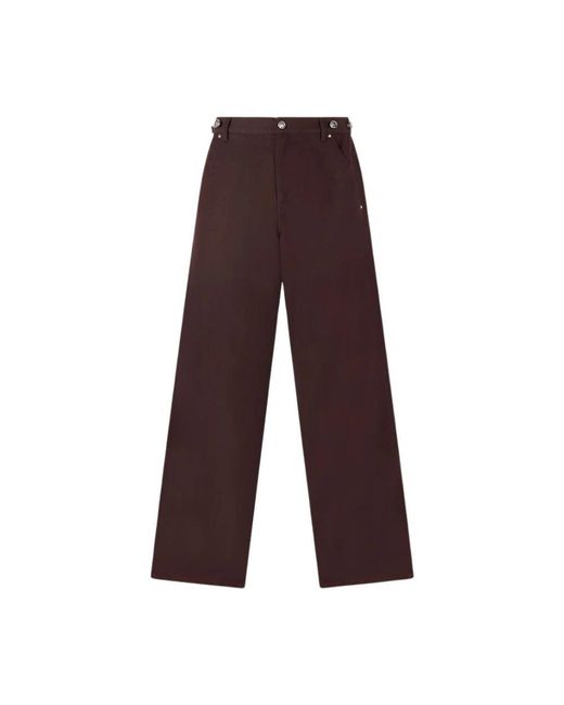 Roberto Cavalli Purple Wide Trousers for men