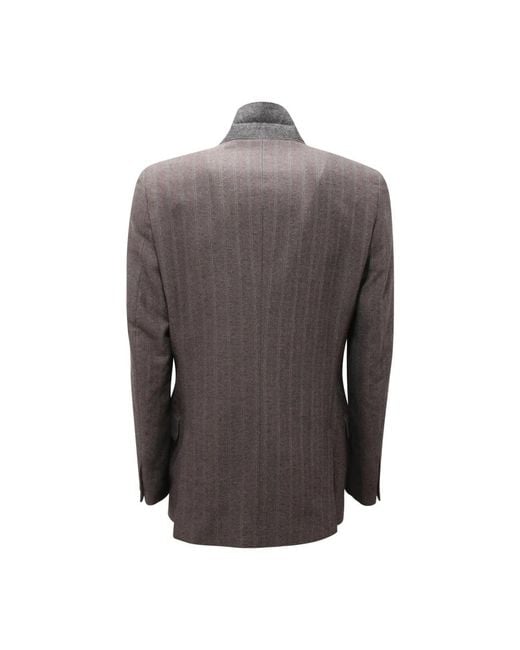 Roberto Cavalli Gray Blazers for men