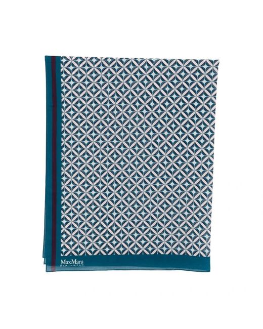 Max Mara Blue Seidentücher