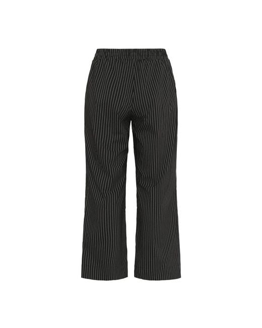 Kaffe Wide Trousers in het Black