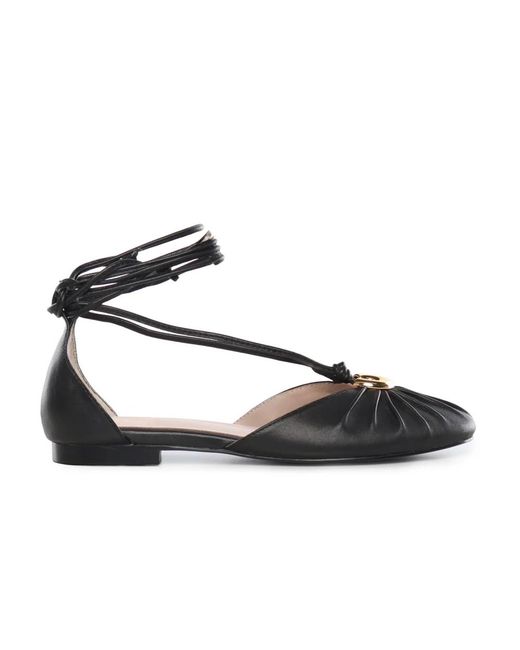 Coccinelle Black Ballerinas