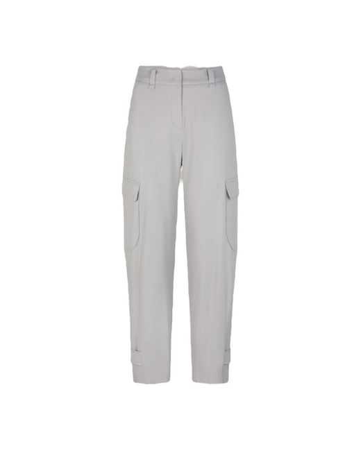 Windsor. Broeken ,Grijs ,Cargobroek Met Regular Fit in het Gray