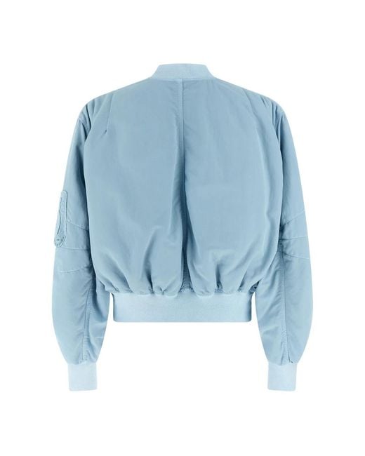The Attico Blue Bomber Jackets