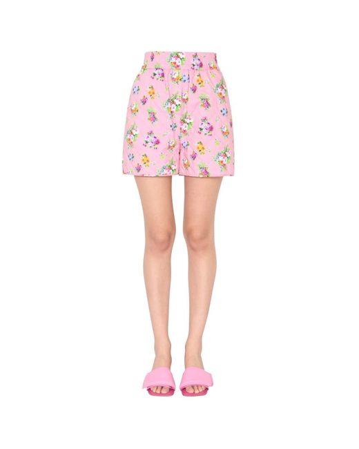 MSGM Pink Casual Shorts