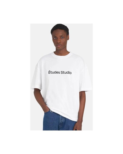 Etudes Studio White T-Shirts for men