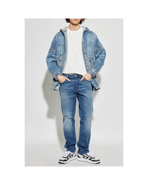 DIESEL Blue Slim-Fit Jeans for men
