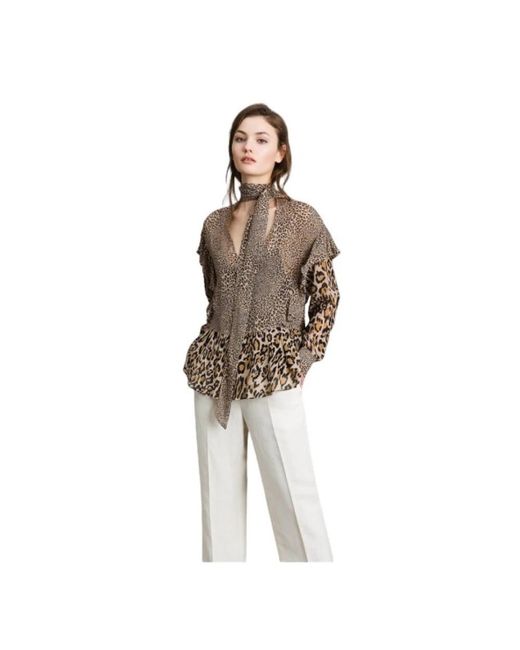Twinset Brown Blouses