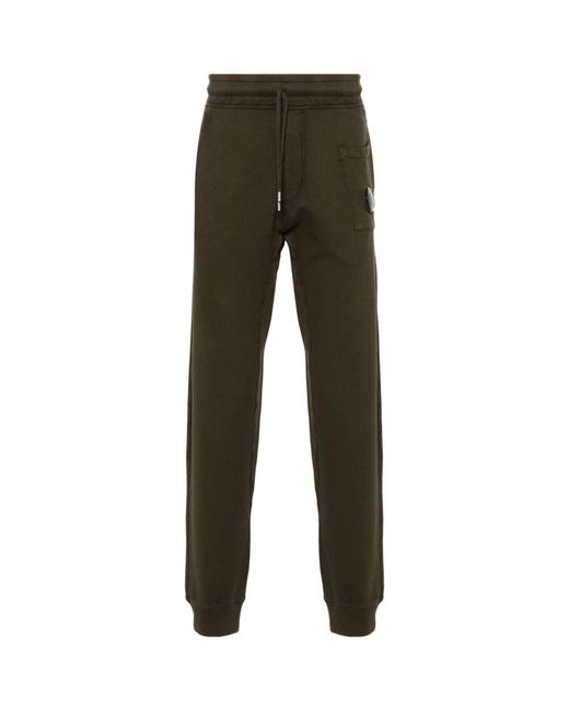 C P Company Green Sweatpants for men