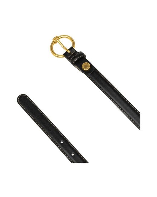 Gianni Chiarini Black Ledergürtel