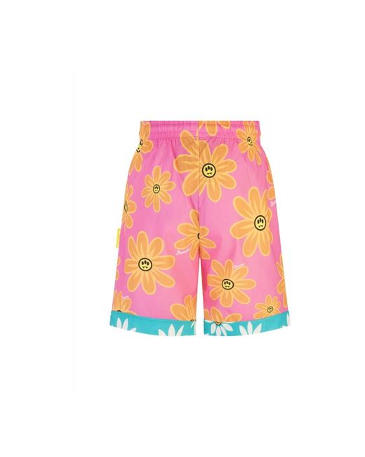 Barrow Pink Casual Shorts for men