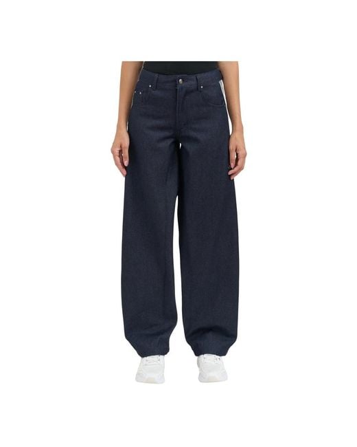 Wide Jeans Adidas Originals en coloris Blue