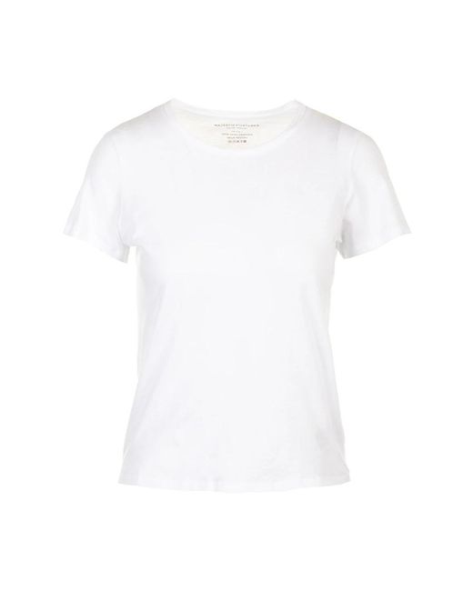 Majestic Filatures White T-Shirts
