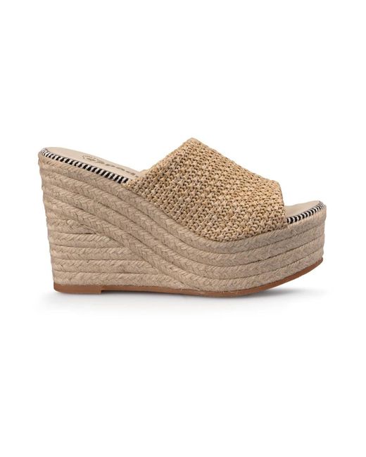 Wedges Espadrilles en coloris Natural