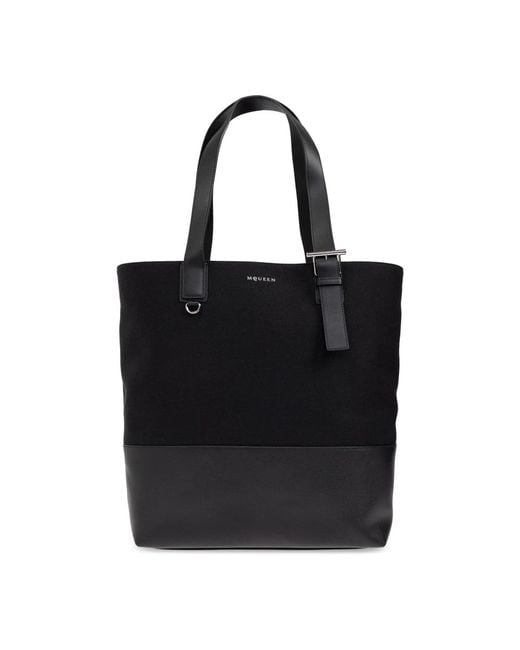 Alexander McQueen Tote Bags in het Black voor heren