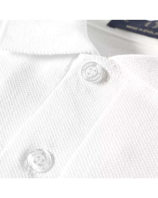 Fred Perry White Polo Shirts for men