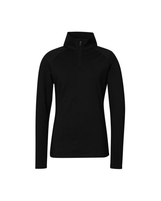 Phenix Retro Future Half Zip Tee in het Black