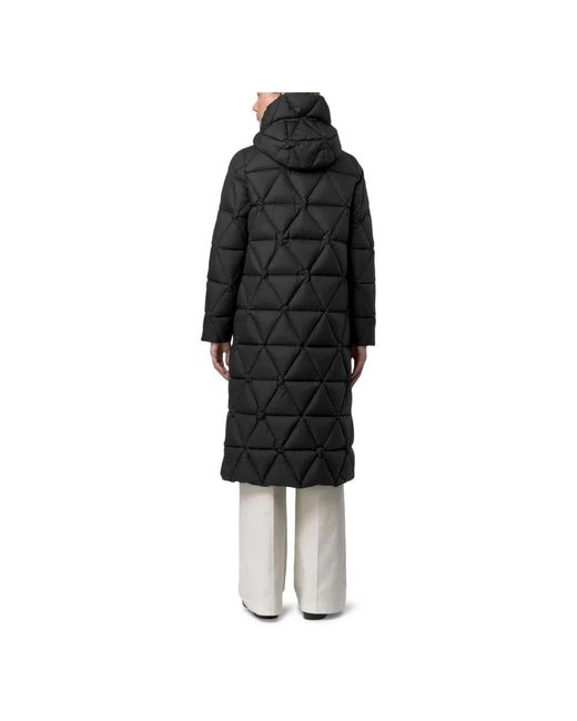 K-Way Black Parkas