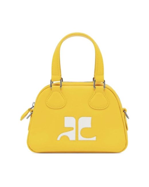 Courreges Yellow Shoulder Bags