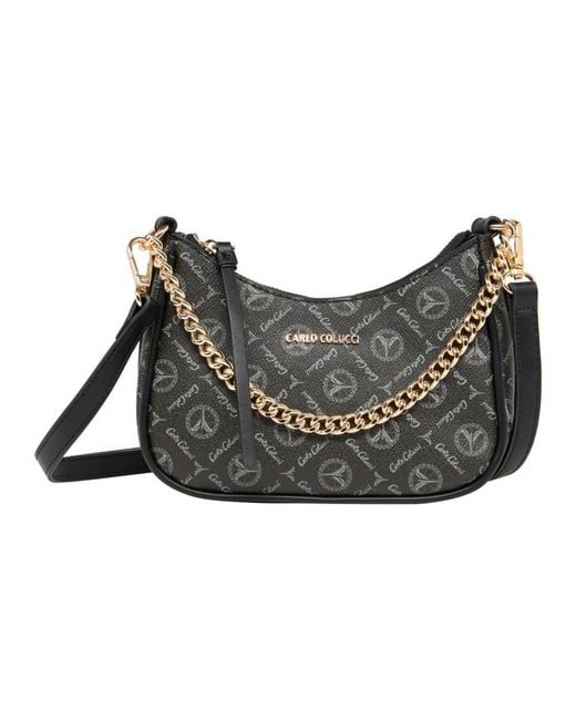 carlo colucci Black Shoulder Bags