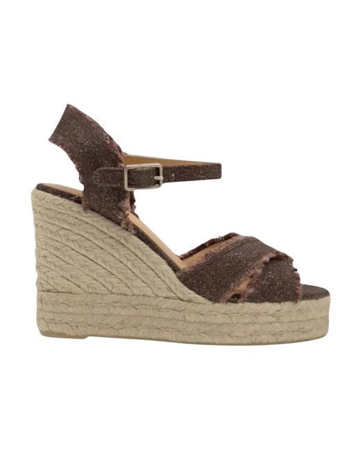 Castaner Gray Wedges