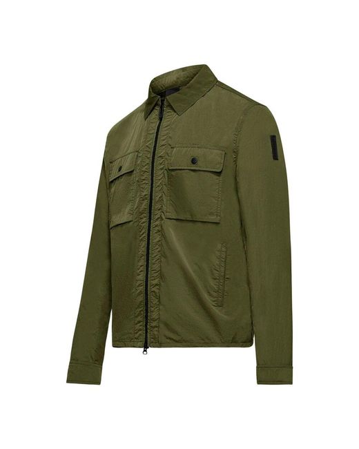 Light Jackets di Bomboogie in Green da Uomo