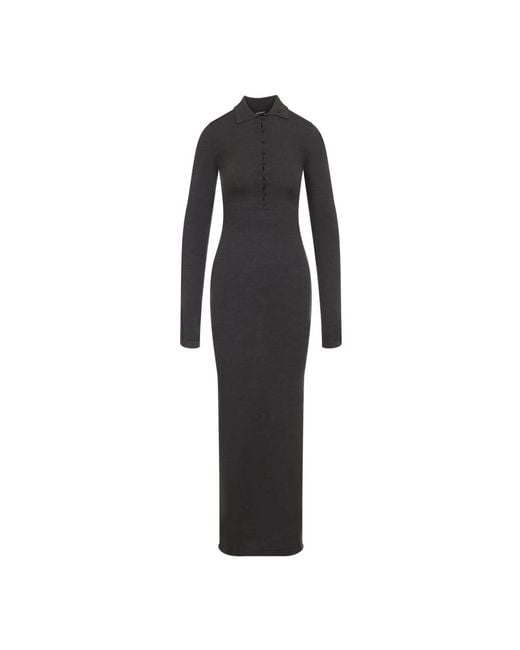 Maxi Dresses Jacquemus de color Black