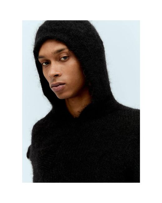 AARON ESH Black V-Neck Knitwear for men