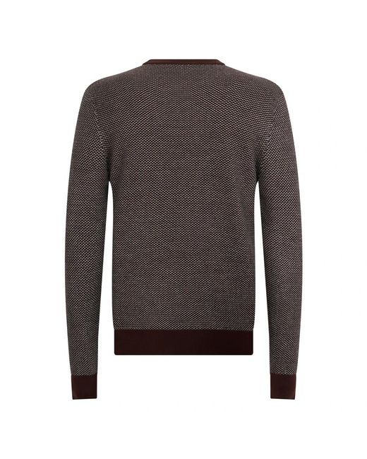 Malo Brown Round-Neck Knitwear for men
