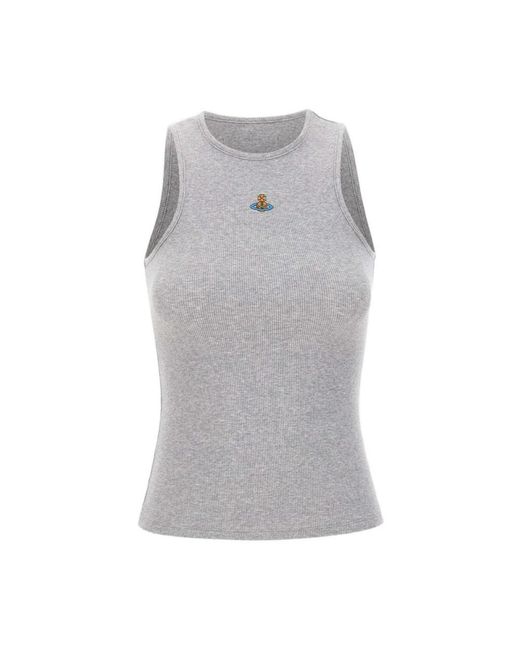 Vivienne Westwood Gray Sleeveless Tops