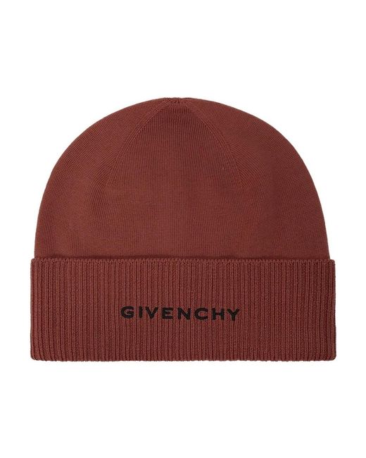 Givenchy Red Beanies for men