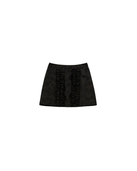 Short Skirts MSGM de color Black
